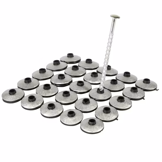 Prego para telhados galvanizado mergulhado a quente de boa qualidade com prego para telhados montado com arruela /Parafuso para telhados 90mm